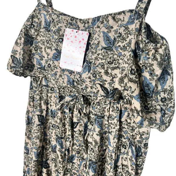 New Free People Tangier Boho Babydoll Maxi Dress Size M - Image 3