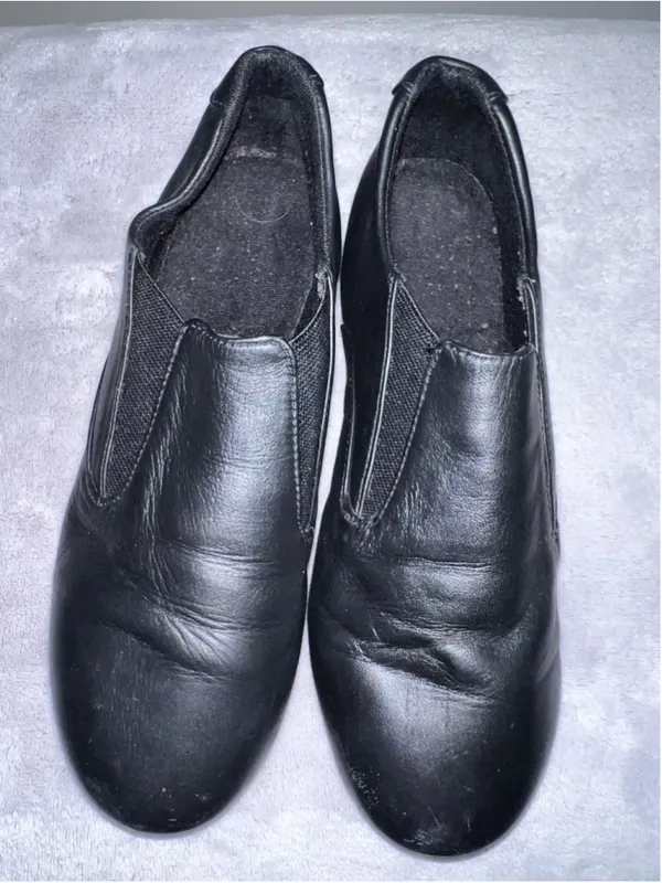 Capezio Black Tap Dance Shoes Size 6 - Image 8