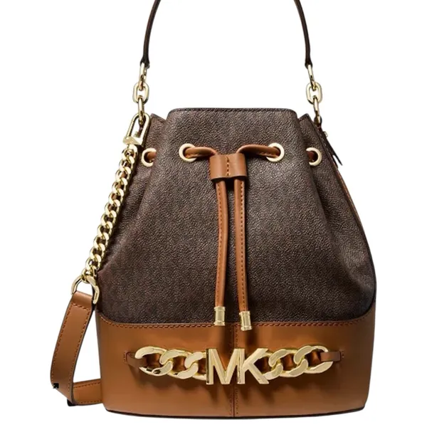 Michael Kors Devon Medium Logo Bucket
Bag - Image 4