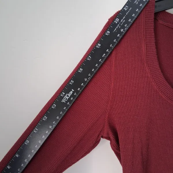 Free People Intimately Ribbed Long Sleeve Fitted Bodysuit Women's Size M/L - Image 7