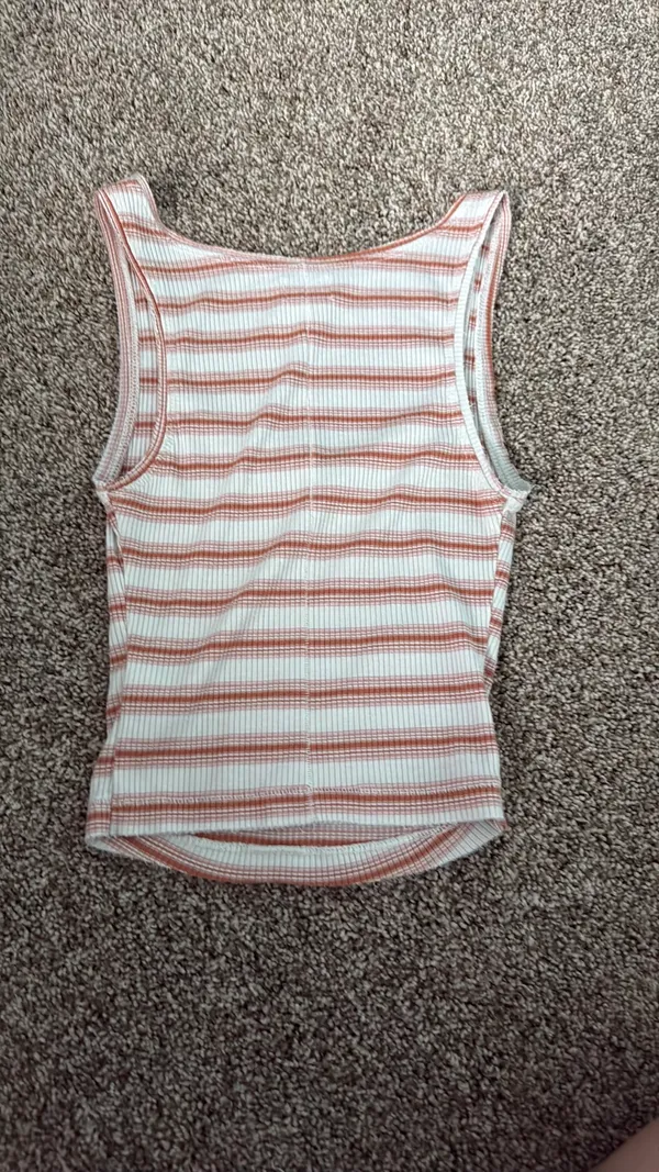 Striped tank top Orange - Image 4