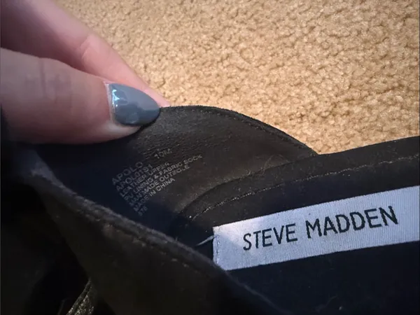 Steve Madden Apolo Black Suede Espadrille Platform Sandals - Image 7