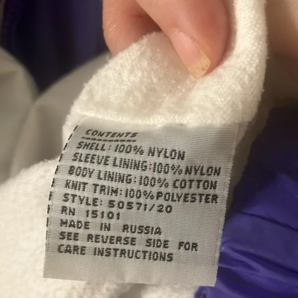 FINAL MARKDOWN Lined Windbreaker Jacket medium - Image 3