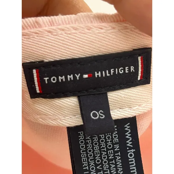 Tommy Hilfiger Tie Dye Baseball Cap Women OS Pink‎ Adjustable Embroidered Logo - Image 8