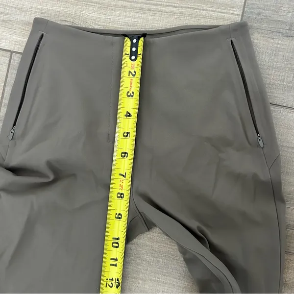 Lululemon Smooth Fit High Rise Flare Leg Pull On Casual Neutral Pants Tan 27in 0 - Image 11