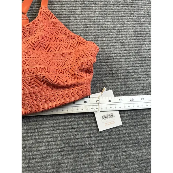 Andie Swim Maui Top Cedar Burnt Orange Pointelle Bikini XXXL Boho AT288-CEDR - Image 4