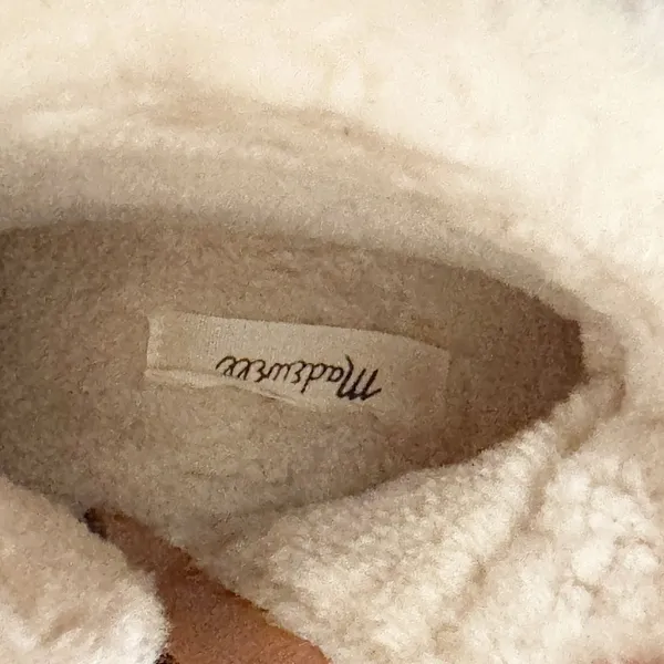 NIB MADEWELL The Marceline Clog Boot in Shearling Toffee Size 5.5 - Image 8