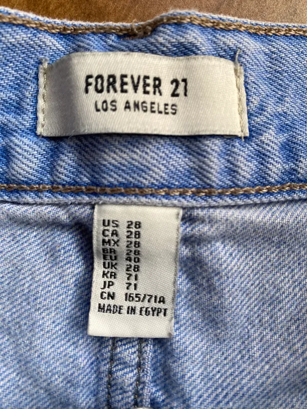 Jeans High Top-Waisted Shorts - Image 3