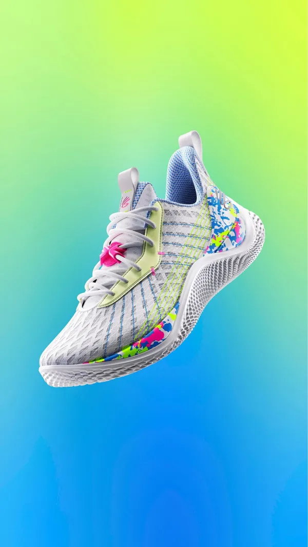 Under Armour Curry 10 Splash Party Low Top Sneakers - Image 2