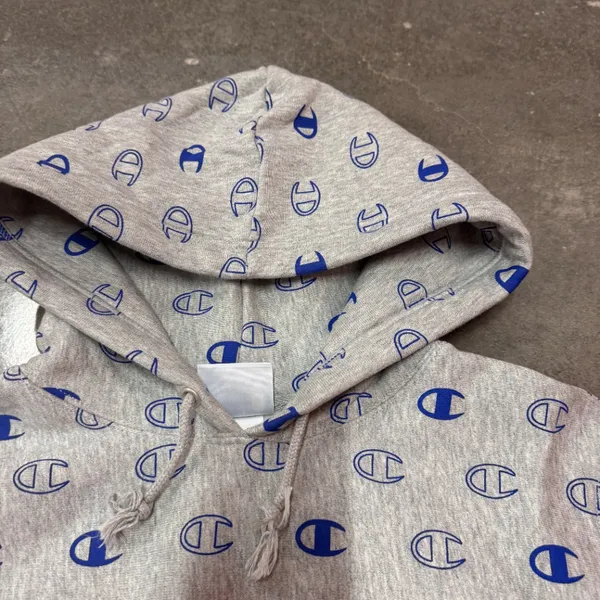 Champion Men’s Grey Hoodie - Image 2