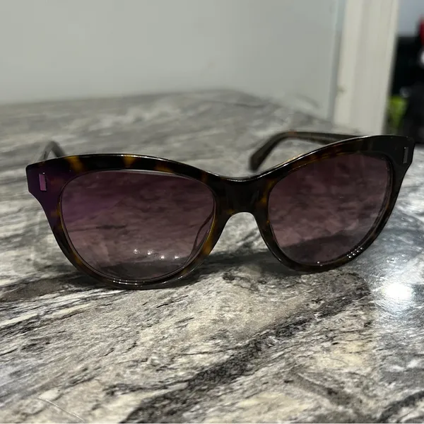Marc By Marc Jacobs Tortoise Sunglasses with Purple Tint - Image 3