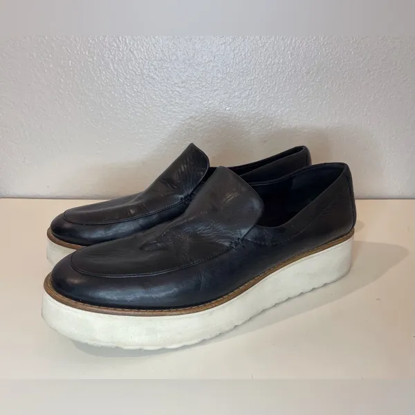 Vince‎ Women's Zeta Slip-On Platform Leather Sneakers Size 10 - Image 2