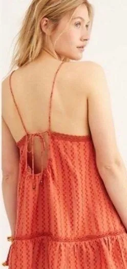 Free People Elisa Tunic Paprika Tank Top - Image 2