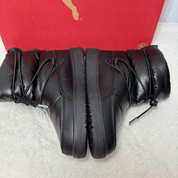PUMA Sleek Black‎ Winter Snow Boots Size 6 NEW - Image 3