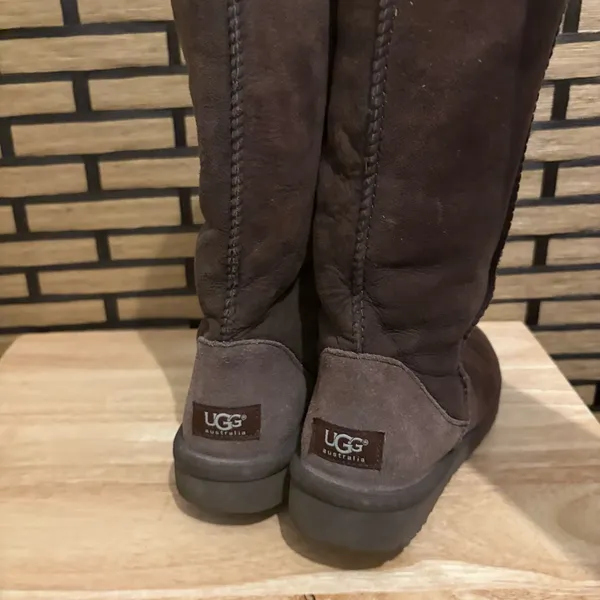UGG Classic Tall‎ Chocolate Boots Size 7 - Image 6