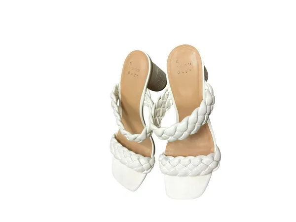 A New Day Women's White Braided Slide  - Image 2