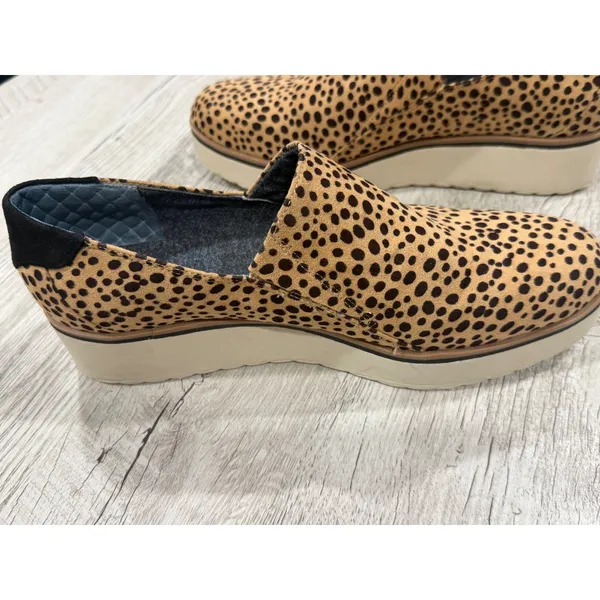 Dr. Scholl's Leopard Print Platform Loafers Slip On Comfort Shoes 9.5 - Image 7