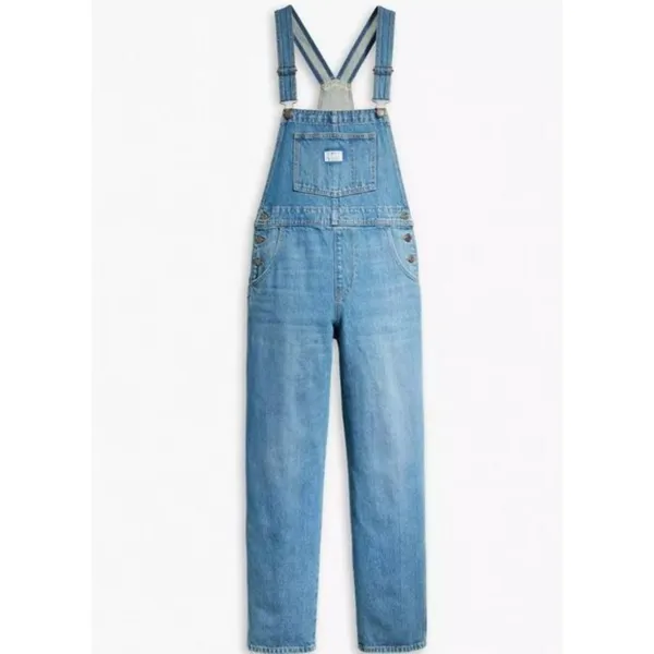 Levi's XL Vintage Denim Overalls Fresh Perspective - Blue X-Large - Image 4