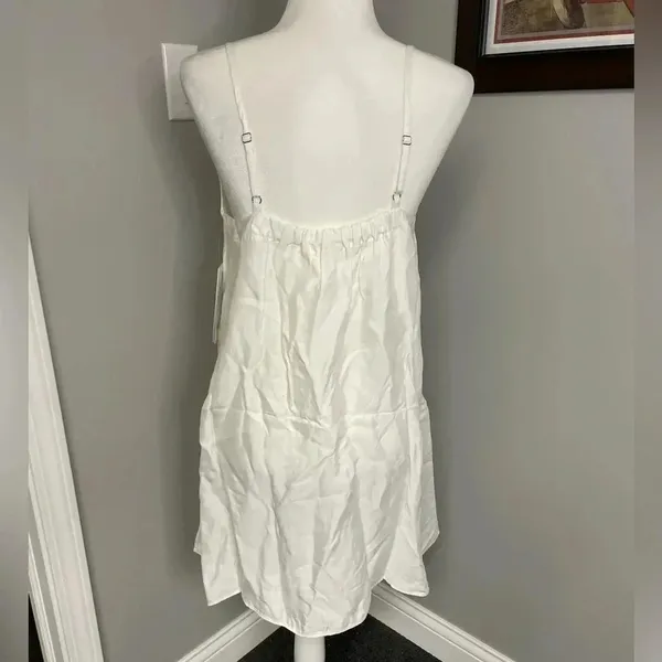 Athleta NWT Women's Calm Cool Slip Dress Ivory Off White Size Medium Retail $119 - Image 5