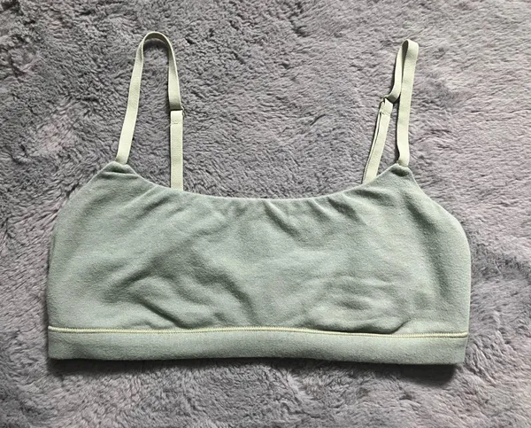SKIMS cotton jersey scoop bralette (xs mineral) - Image 3