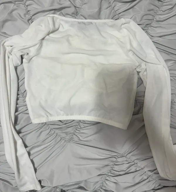 Adika White Long-sleeve Shirt - Image 2