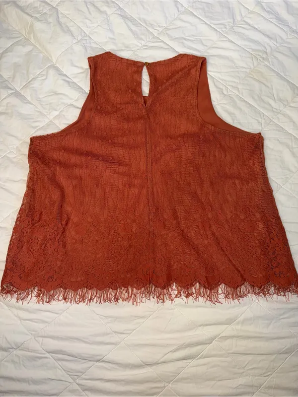 Women's Rust Lace Camisole Tank by - Image 4