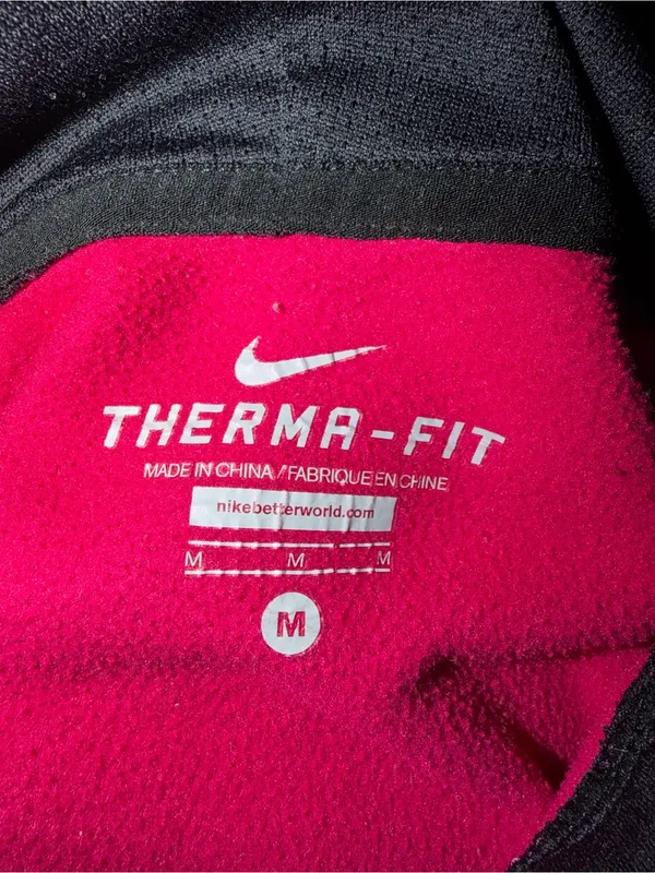 Women’s Nike Hot Pink Purple Dry Fiy hoodie sweatshirt sz M - Image 4