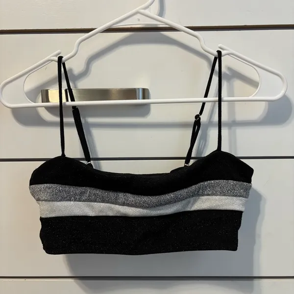 Elysiian Stripe Bikini Top - Image 2