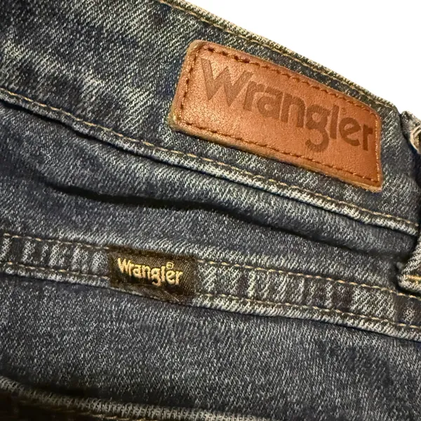 Wrangler High Rise Fierce Flare Jeans Western Cowgirl Denim Rodeo Retro Size 2‎ - Image 9