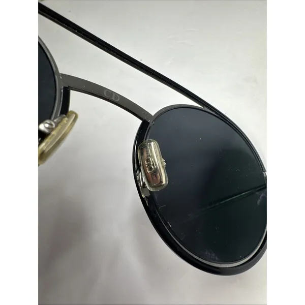 Dior Homme Synthesis 01 Sunglasses Black Round 51-22-155 w/ Case Box - Image 9