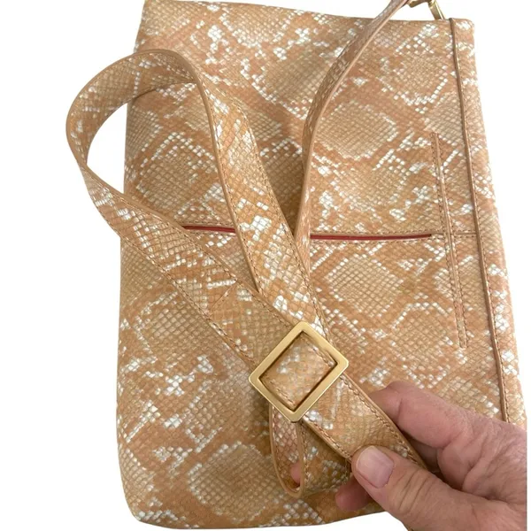 Like New Hammitt Leather VIP Convertible Bag Large Snakeskin Retail $475.00 - Image 10