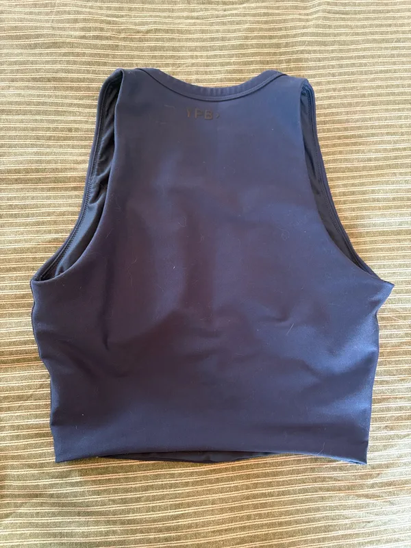 Abercrombie Blue Snap Front Sports Bra - Image 3