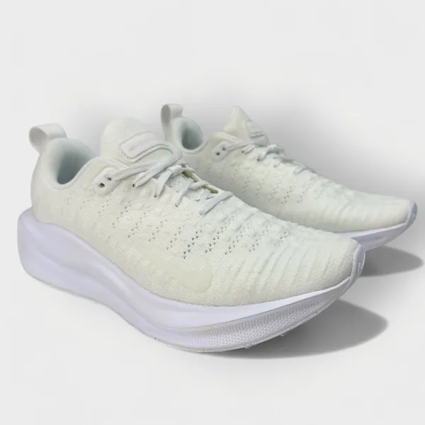 Nike React Infinity Run Flyknit 4 Wide Women’s 7 White FN0880-101 Running Shoe - Image 12