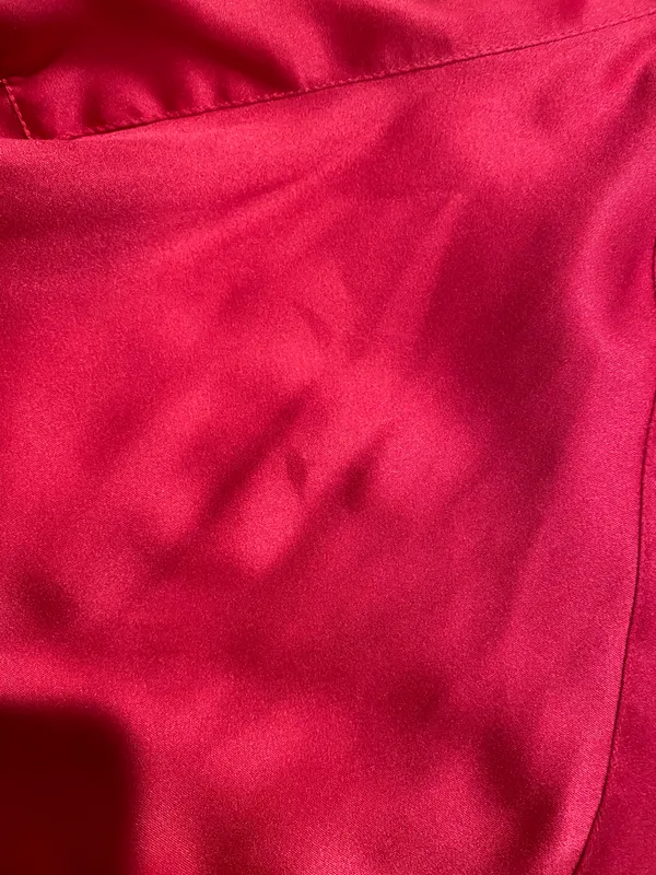 The Vintage Shop Pink Silk Vintage Blouse Button Down - Image 8