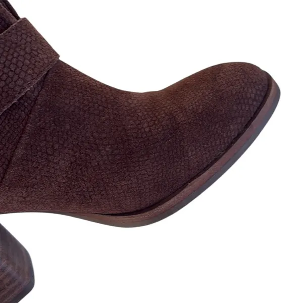 EUC Isola Leather Lavoy Heeled Boots Brown Size 7 1/2 - Image 3