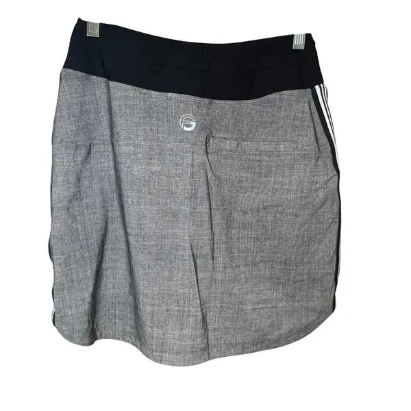 Foray Golf Core Tulip Skort Drawstring Waistband Gray Black Size‎ Small - Image 4
