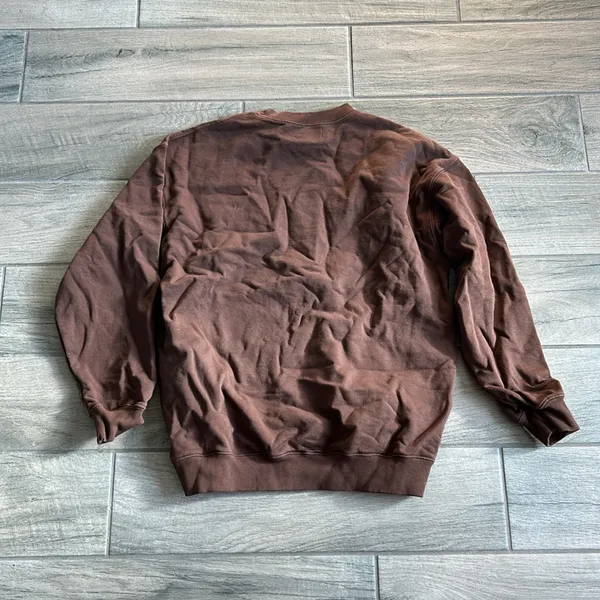Thirty years brown crew oversized sweatshirt - Image 4