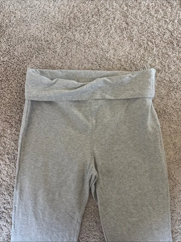 Active USA Light Heather Gray Flare Leggings / B31 - Image 3