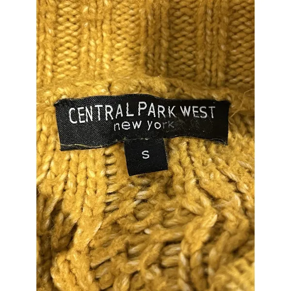 Central Park West Savannah Cardigan in Yellow, Size S - Image 6