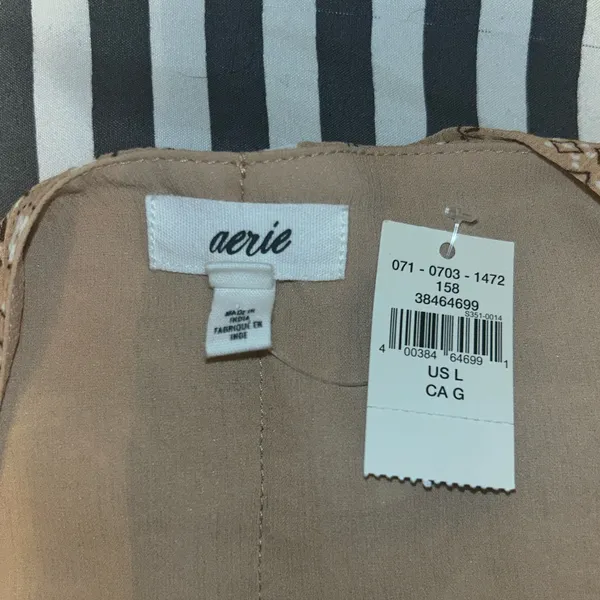 Aerie tan wrap skirt - Image 3