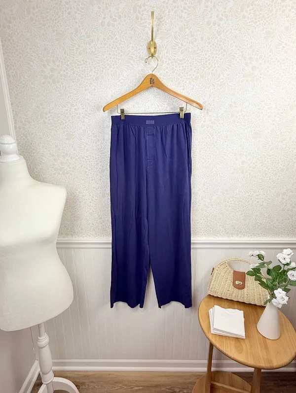 SKIMS Purple Boyfriend Loose Loungewear Pants - Size - Medium - Image 4