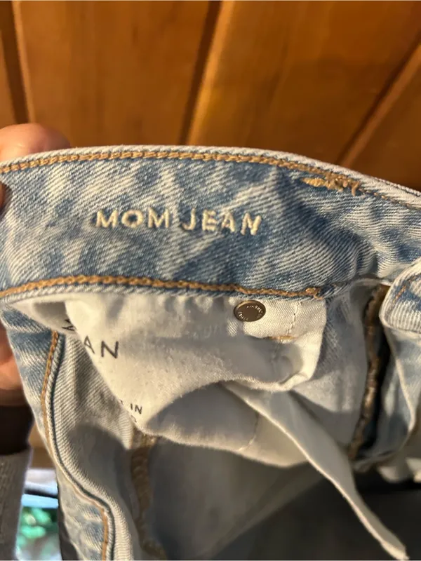 American Eagle Strigid Mom Jean in Blue Breeze - Image 8