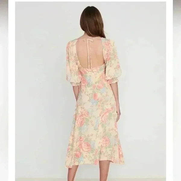 NWT Faithfull the Brand Clement Midi Dress Nadya Floral 4 - Image 3