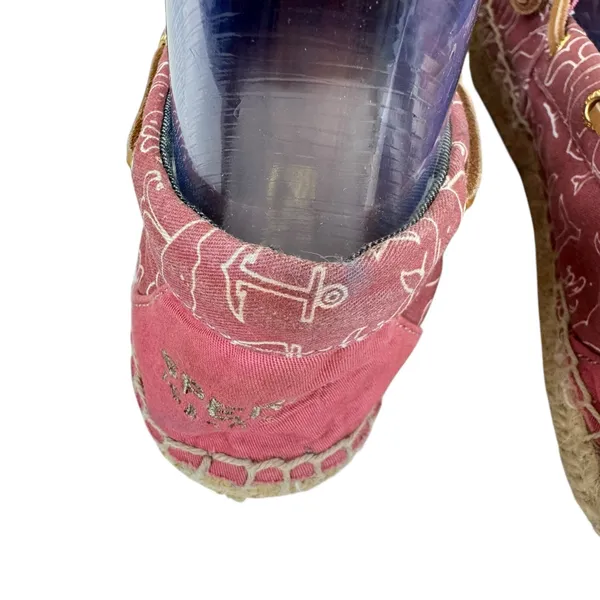 Sperry Topsider Katama Whale‎ Print Slip on Espadrille Flats Women's Size 8 - Image 6