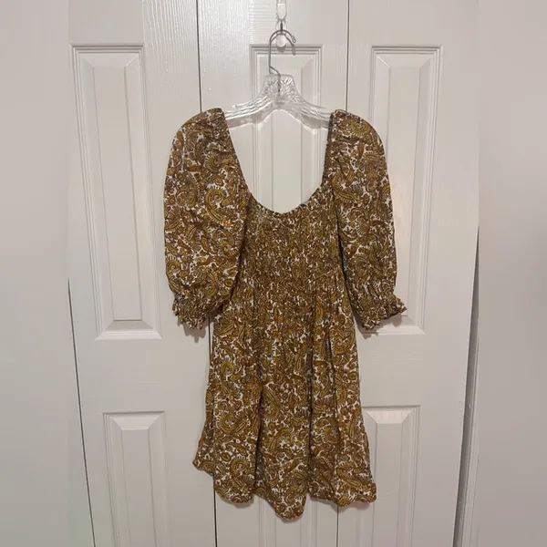Faithfull The Brand Alina Mini Dress Le Medina Paisley Size Large - Image 2