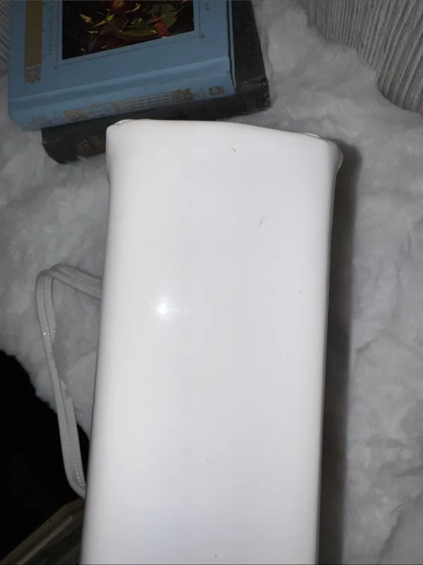 Vintage Structured White Patent Top - Image 9