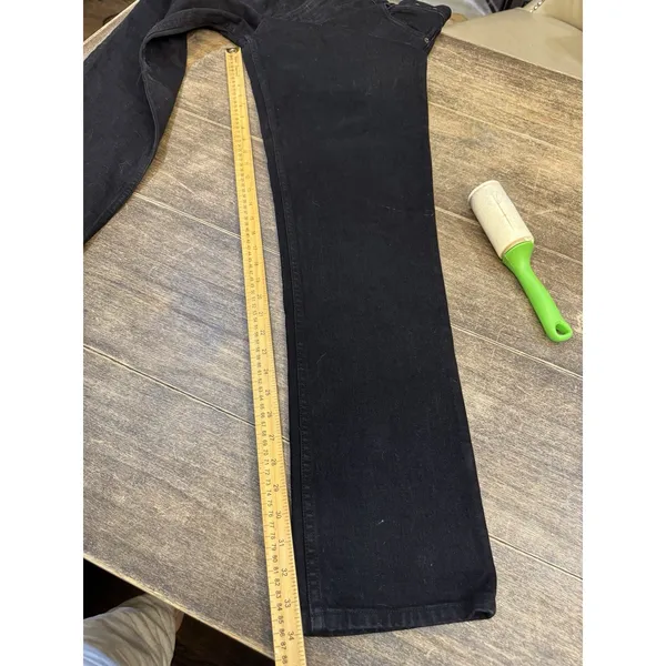 NEW Abercrombie Curve Love '90s Straight Ultra High Rise Black Jeans Size 29 8 - Image 8