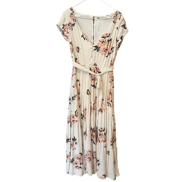 FREE PEOPLE All I Got Printed Floral Maxi Dress Size 4 - Image 8