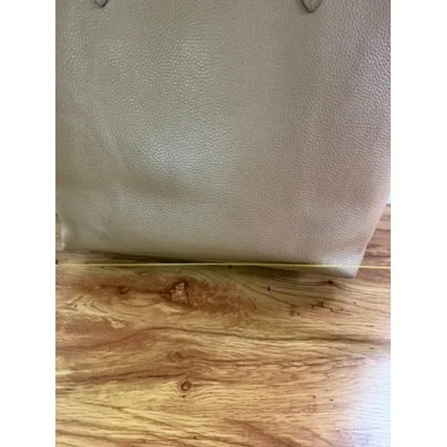 Cuyana Classic Structured Leather Tote Bag Cappuccino Tan OS - Image 6