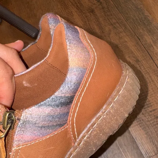 Clarks Brown Espadrilles with Patterned Accent - Image 12